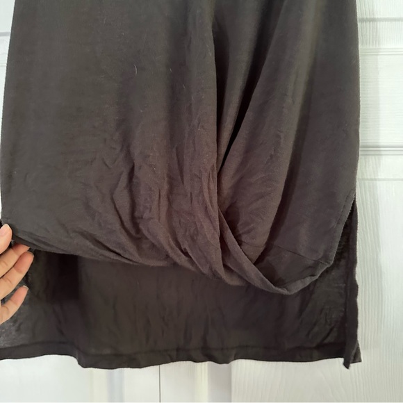 Express Charcoal Gray twist front tank - Picture 2 of 5